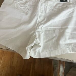 J. Crew Factory Women's High Waist White Shorts